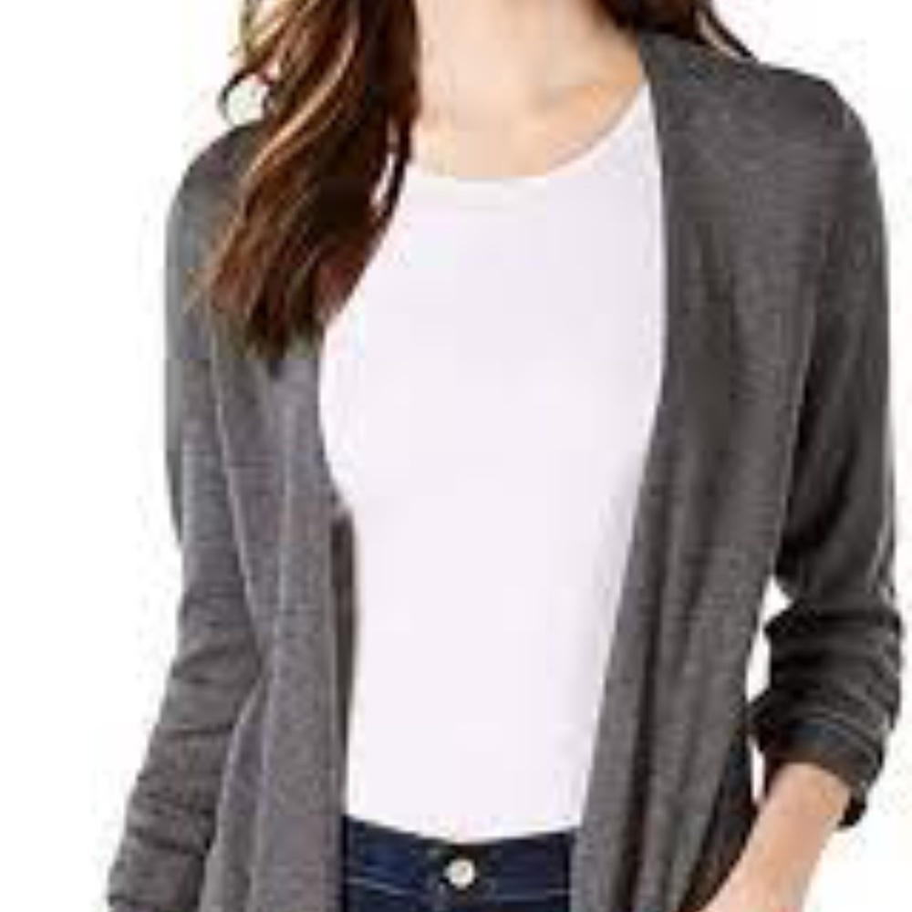 MAISON JULES Open-Front Long Cardigan